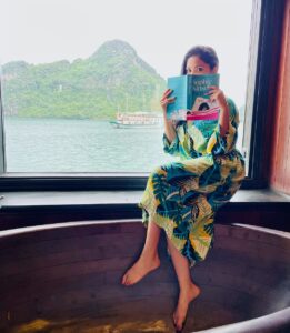 Aayushi Dholakia Instagram - New Experiences, New Habit📚🚢✨🌊💖
It was my first time on a cruise and also started a new habit of reading 1 book per month! This month it’s Sophie Kinsella’s THE BURNOUT!!! It is an engrossing examination of the difficulties people face today in juggling work and life. The narrative effectively conveys the widespread effects of burnout on our mental health. It explores the demanding corporate environment and provides moving insights into the toll that it has on people. Because of Kinsella's captivating writing style, the book is both entertaining and thought-provoking. I’m enjoying the book so far and would surely recommend for you guys to pick up🙌🏻
Kudus to @penguinindia for getting me into this healthy practice of reading🥰
.
.
.
#book #instareading #bookholic #igreaders #bookreading #weekendreads