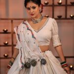 Aayushi Dholakia Instagram - FAV FESTIVAL SOON!!❤️‍🔥💥Neither can I nor these iconic characters can waittt✨🤩😍 >>>Swipe till the last for my favourite look!! Let me know yours in the comments belowww🫶🏻 . . . . Outfits by: @palkindziner Jewellery by: @auraartjewels HMU: @plumzstudio Clicked and edited by: @dpandaproduction #navratrilook #navratrivibes #chaniyacholi #navratri #bollywood #hindimovie #bollywoodfilms