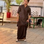 Abhishek Kumar Instagram – Kiwe lggya fer kurta chaadra 🔥 Zirakpur