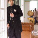 Abhishek Kumar Instagram - #AmrikSinghVirk 🖤 . . . . Outfit by : @sanjay_lehnga_house Chandigarh, India
