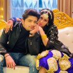 Abhishek Kumar Instagram - We @isha__malviya ♥️ . . . . . #AmrikSinghVirk #JasmineSandhu #AbhishekKumar #ishaMalviya #Abhisha #Udaariyaan #AtrangiShaadi @colorstv