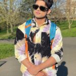 Abhishek Kumar Instagram - Hardwork : No one cares ☝️ Success : Everyone stares ✌️ . . . #Shooting #Udaariyaan #londondiaries #AbhishekKumar #AmrikSinghVirk #outdoor #shoots #London #glasgow Park District, Glasgow