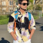 Abhishek Kumar Instagram - Hardwork : No one cares ☝️ Success : Everyone stares ✌️ . . . #Shooting #Udaariyaan #londondiaries #AbhishekKumar #AmrikSinghVirk #outdoor #shoots #London #glasgow Park District, Glasgow