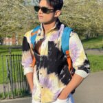 Abhishek Kumar Instagram - Hardwork : No one cares ☝️ Success : Everyone stares ✌️ . . . #Shooting #Udaariyaan #londondiaries #AbhishekKumar #AmrikSinghVirk #outdoor #shoots #London #glasgow Park District, Glasgow