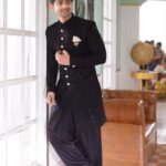 Abhishek Kumar Instagram - #AmrikSinghVirk 🖤 . . . . Outfit by : @sanjay_lehnga_house Chandigarh, India
