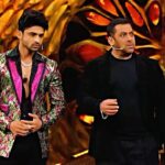 Abhishek Kumar Instagram - Im a bigg biggg fan of @beingsalmankhan sir , ye meri life ki dream thi sir se milna , aaj unke show mai hun, and i am grateful ki @beingsalmankhan sir mujhe dant rahe hai samjha rahe hai … Thanku so much sir for guiding me , feeling blessed 🤞 Jai mata di ❤️ . Outfit by:- @larouge4all . #abhishekkumar #beingsalmankhan #bb17 #colorstv #jiocinema