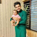 Abhishek Kumar Instagram - Living my double MAA life #Maama ❤️ #Radhya #Niece #Maama #MyAngel 🥹