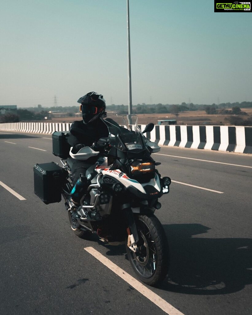 Abijeet Duddala Instagram - Young forever ♾️ Because life is finite. #motorcycle #adventure #roadtrip #overland #moto #ontheroadagain #letsgo #autumn #travel #portrait 📸 @the._.negative._.man