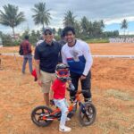 Abijeet Duddala Instagram - Today was a fun day at the GS Trophy Qualifier.. Had some fun didn't take it too seriously. Met some old friends and very talented young man Ayaan, and his proud Dad @krisdaz 🔥 Bangalore, India