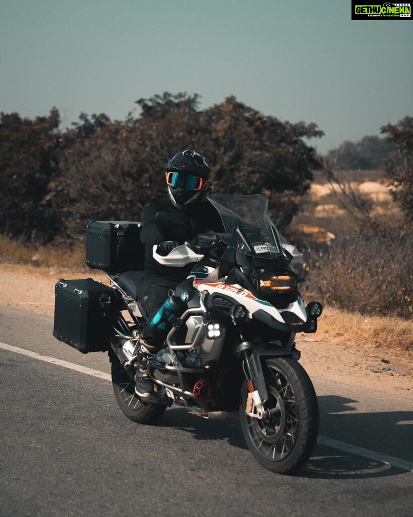 Abijeet Duddala Instagram - Young forever ♾️ Because life is finite. #motorcycle #adventure #roadtrip #overland #moto #ontheroadagain #letsgo #autumn #travel #portrait 📸 @the._.negative._.man