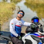 Abijeet Duddala Instagram – Happy Sunday Folks ♥️

#Sunday #funday #weekend #vibes #motorcycle #adv #advrider #adventure #offroad #blue