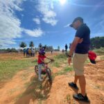 Abijeet Duddala Instagram - Today was a fun day at the GS Trophy Qualifier.. Had some fun didn't take it too seriously. Met some old friends and very talented young man Ayaan, and his proud Dad @krisdaz 🔥 Bangalore, India
