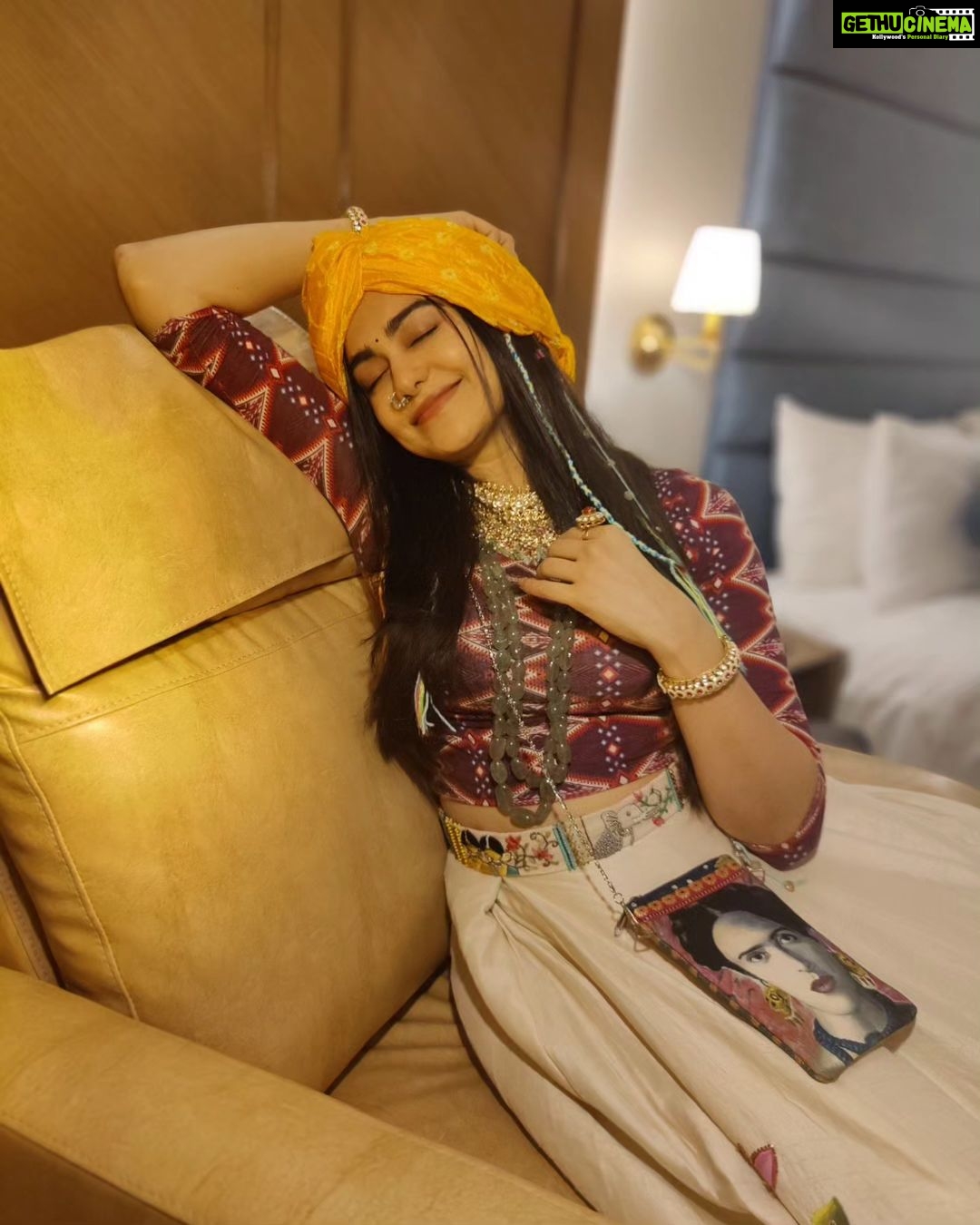 Adah Sharma Instagram - Sometimes when I close my eyes.................. I can't see π€£π€£π€£π€£ π @manisha_khandwal_kore πββοΈ@snehal_uk Outfit by @house_of_jama Jewellery by @anupa_tulsi_jewellers πΈ @niranjanpat for the indoor pics Makeup by talented #StarKidRadhaSharma @adah_ki_radha Some pics @snehal_uk the stage pics I don't know who clicked π¬ #100YearsOfAdahSharma #adahsharma Pune, Maharashtra
