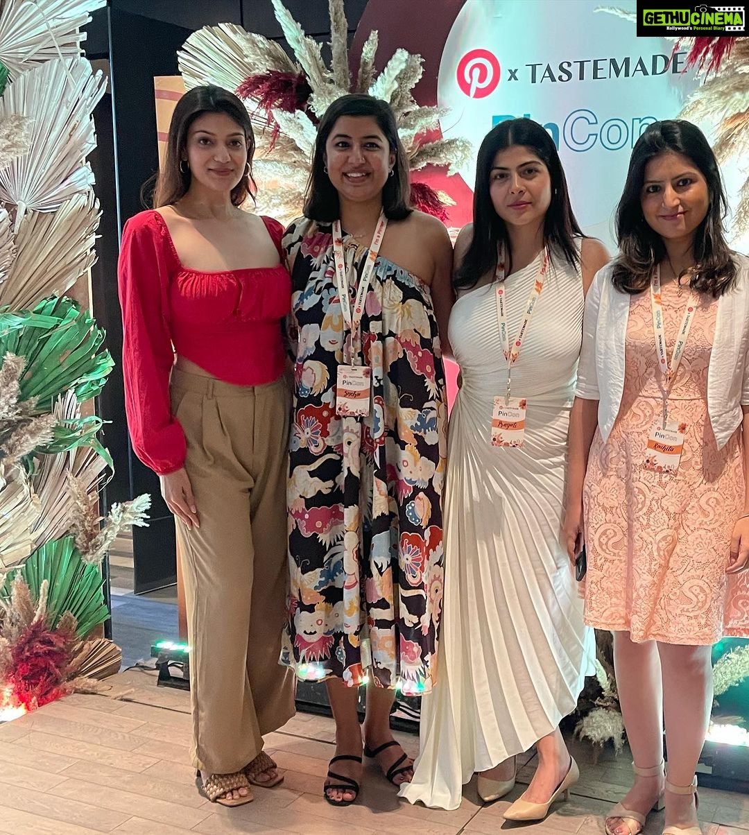 Aditi Gautam Instagram - Pinning every moment! Thank you @pinterestindia for hosting this great event…it was all about atheistic and inspirations🌸 . . . . . . . . . #post #events #photooftheday #pose #asthetic #flowers #floral #art #design #astheticedits #explorepage #trend #fyp #influencer #fashion #aditigautam