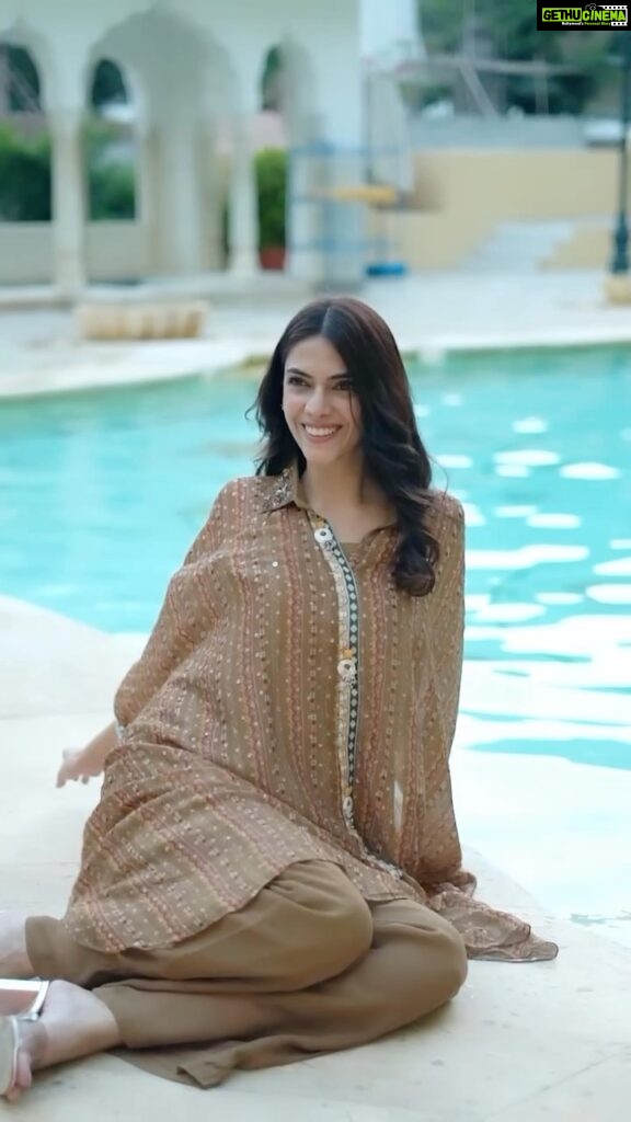 Aditi Vats Instagram - “Enchanting Terra Ensemble” is a magical blend of tradition and modern flair from “The Mystic Mirage Collection”. Embrace timeless elegance in our rustic kaftan set, crafted from the luxurious Chinon fabric. Adorned with intricate handwork that graces both the collar and the entirety of the shirt, this ensemble is a testament to meticulous craftsmanship. Radiate brilliance in a flared, translucent pant, gracefully lined to add a touch of sophistication and class to your every movement. Order Placement: For pricing and order placement , please reach us via DM or email at support@jvyal.com #jvyal #jvyal #ethnic #ethnicwear #beautifuloutfit #dresstokill #beauty #outfitstocravefor #brand #thingstowear #loveindianwear #indianwear #indianwearlove❤️🇮🇳 #kaftan #kaftanmodern
