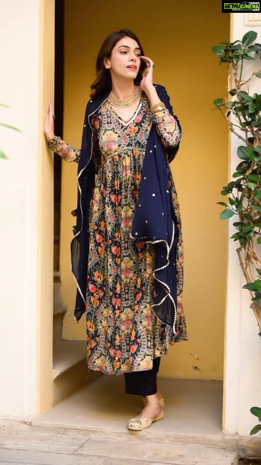 Aditi Vats Instagram - “Anarkali Enchanté Azure Grove” Outfit Description: “Anarkali Enchanté Azure Grove” is a masterpiece ensemble from “The Mystic Mirage Collection “. Adorned with intricate detailing, the vibrant forest blueprint fabric elegantly wraps around a neckline and bust line, showcasing meticulous craftsmanship. Paired with chic santoon pants, the ensemble is elevated by a pure chiffon dupatta, adorned with exquisite work that graces the entirety of its flowing expanse, creating a harmonious blend of sophistication and style. Order Placement: For pricing and order placement , please reach us via DM or email at support@jvyal.com #jvyal #jvyal #ethnic #ethnicwear #beautifuloutfit #dresstokill #beauty #outfitstocravefor #brand #thingstowear #loveindianwear #indianwear #indianwearlove❤️🇮🇳