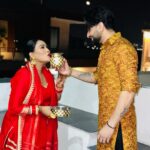 Afsana Khan Instagram - Happy karwa Chauth my love 🌙 @saajzofficial ❤️🧿 #karwachauth #afsaajz #afsaajzforever Photos credit @akshat.1808 Chandigarh, India