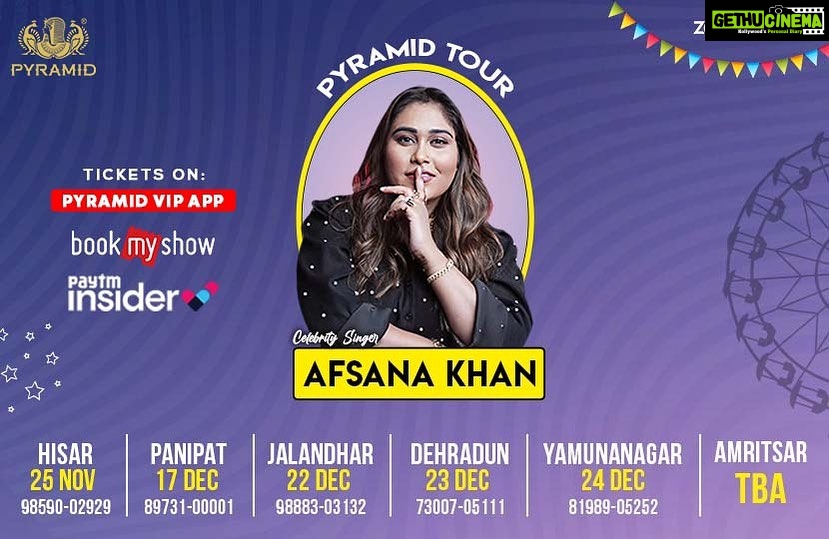 Afsana Khan Instagram - Get Ready 🔥 @itsafsanakhan @afsanakhanmusic @saajzofficial @sumeersondhi @pyramid_cafe_lounge @arvinderavee @jashanofficial91 #tour #reels #bleesed #afsaajz #justiceforsidhumoosewala #afsaajzforever #afsanakhan #show #love Chandigarh, India