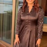 Aima Rosmy Sebastian Instagram - ✨You can never go wrong with the simplicity of a black dress ✨ Attire by @amazebyashiyajesel 👗