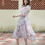 Aima Rosmy Sebastian Instagram - "She twirled in her white floral dress, and the world seemed to spin with joy, captivated by her radiant presence." - Unknown Click by @boneypanicker 📸 Cochin, Kerala