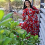 Aima Rosmy Sebastian Instagram - 🌹❤️ Wearing @amazebyashiyajesel 👗