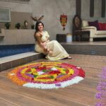 Aima Rosmy Sebastian Instagram – Happy Onam 🌺 Kollam Town