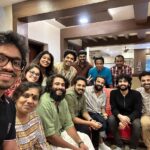 Aima Rosmy Sebastian Instagram - The RDX Family .. thank you all !! ❤️❤️ #rdxonam #rdx #onam #blockbuster