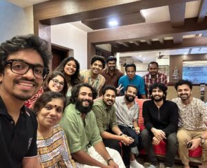 Aima Rosmy Sebastian Instagram - The RDX Family .. thank you all !! ❤️❤️ #rdxonam #rdx #onam #blockbuster
