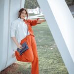Aima Rosmy Sebastian Instagram - Always have fun with fashion. Dress to entertain yourself. Wearing @samridhidesignsofficial Shot by @hkcreationsdxb Sharjah