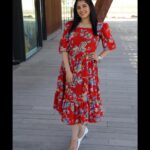 Aima Rosmy Sebastian Instagram - ❤️🌹 Wearing @amazebyashiyajesel 👗