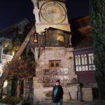 Aima Rosmy Sebastian Instagram - Georgia 🇬🇪 Walk down the roads 👣 #tiblisigeorgia #tiblisi #tourism #couple #night #nightwalk Tbilisi,Georgea