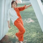 Aima Rosmy Sebastian Instagram - Always have fun with fashion. Dress to entertain yourself. Wearing @samridhidesignsofficial Shot by @hkcreationsdxb Sharjah