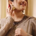 Aima Rosmy Sebastian Instagram - What jumkha ✨✨ Wearing @tazzels3 🥻 #trend #trendingreels #jumkafever #raniaurrockykipremkahani #reelsinstagram #instagram #instadaily