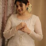 Aima Rosmy Sebastian Instagram - 🌼 "A touch of tradition, a dash of Western flair - unique Onam-inspired ensemble."🌼 Sharjah