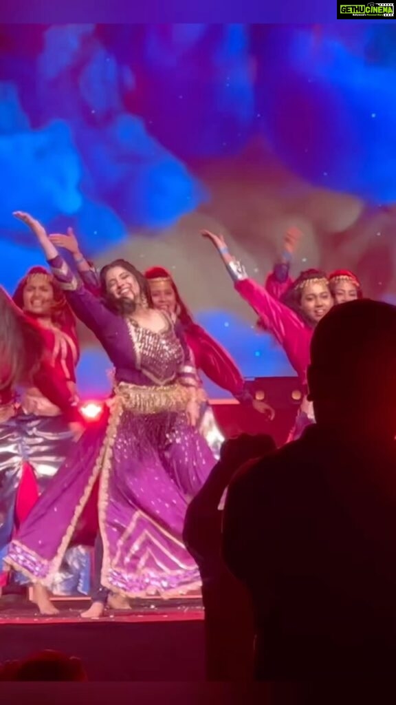 Aima Rosmy Sebastian Instagram - 💃🎥Meet my Dancing doll; pure excitement watching her groove and lighting up the stage ! ❤ #1Fan 😘 #dance PS: Apologies for my shaky camera skills 🌝 !