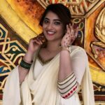 Aima Rosmy Sebastian Instagram - Never ending Onam Celebrations in UAE ✨ Attire @alankriti_insta 👗 Henna by @henna_by_haaria ✨