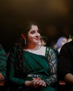 Aima Rosmy Sebastian Instagram - SIIMA 2023✨ @siimawards 
Attire @pearlsfashionshj 👗
MUA @crown_touch_ 💄