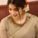 Aima Rosmy Sebastian Instagram - "In every fold, a tale unfolds – celebrating Onam with the timeless elegance of a saree!”🌼 Saree by @tazzels3 🥻🌼 #onamtradition #sareetale #onam #onamfestival #onamcelebration