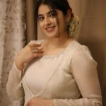 Aima Rosmy Sebastian Instagram - 🌼"A touch of tradition, a dash of Western flair - unique Onam-inspired ensemble."🌼 Attire @pearlsfashionshj 👗 Sharjah