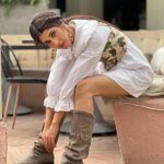 Aishwarya Sakhuja Instagram - Some vintage vibes with a hint of modernity…because staying updated and sticking to our roots is equally important! . . 📍: @vloungedeckbytochl . . #vintage #modern #vibes #weekend #fyp #ootd #potd #aishwaryasakhuja
