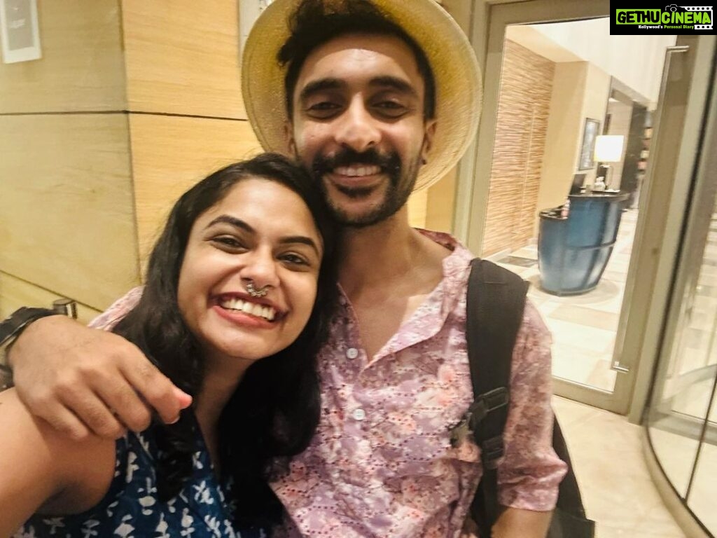 Aiswarya Suresh Instagram - He helped me a lot through bigg boss. Reminding me to take my medication and always being there during my pain moments, saying jokes or singing Hindi/English songs. I appreciate you Rinosh. Thank you for making bigg boss a little easier by making me feel cared. I wish you only the best for your future. You are a power pack of talent, let the world see your work. Love Lachu @rinosh_george Four Points by Sheraton Kochi Infopark