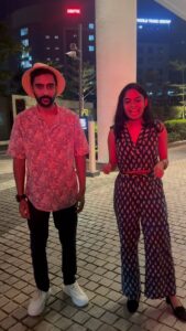 Aiswarya Suresh Instagram - Dhey njammal pinneyum!!! @rinosh_george ♥️