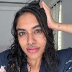 Aiswarya Suresh Instagram - Been a while I did threading on my eyebrows. But I’m liking it grow wildly too. ☺️ #raw