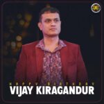 Ajaneesh Loknath Instagram - Wishing a very happy birthday to the visionary behind Hombale Films, Vijay Kiragandur sir. #HappyBirthday @vkiragandur #ABBSStudios @c_r_bobby