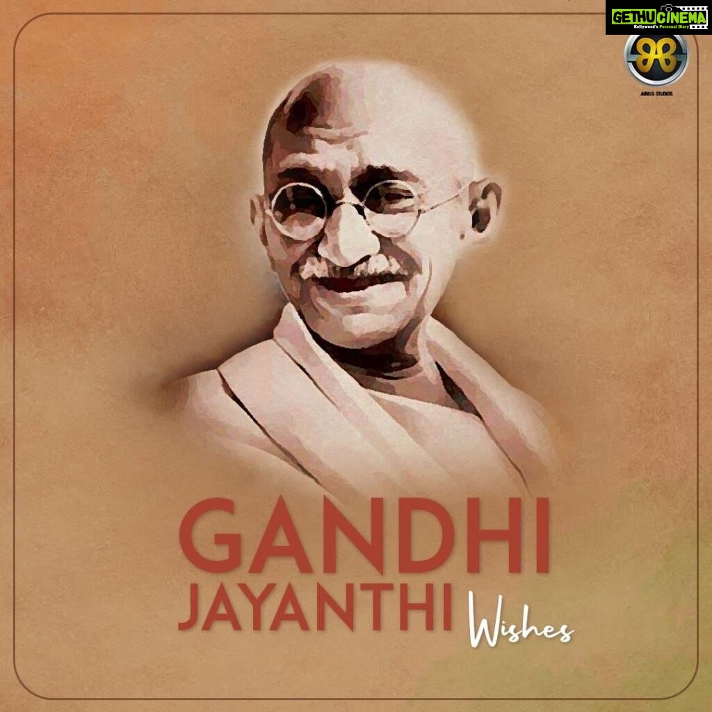 Ajaneesh Loknath Instagram - A Symbol of truthfulness, Love and Harmony Gandhi Jayanthi wishes to you all #ABBSStudios @c_r_bobby