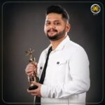 Ajaneesh Loknath Instagram - Grateful to receive the SIIMA Award for Best Music Director for #KANTARA! Thank you for all the love and support you have showered on me and the team. @hombalefilms @rishabshettyofficial @kantarafilm #SIIMA2023 #ABBSStudios @bobby_c_r