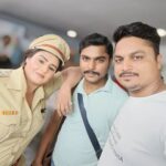 Akanksha Awasthi Instagram - On set #chingari