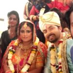 Akanksha Awasthi Instagram - Life is short and the world is wide. I better get started new journey.❤️❤️❤️ . . . . #vyah #shaadi #celebritywedding #celebrity #marriage #celebration #flowers #decoration