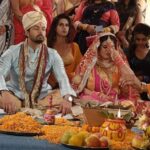 Akanksha Awasthi Instagram - Life is short and the world is wide. I better get started new journey.❤️❤️❤️ . . . . #vyah #shaadi #celebritywedding #celebrity #marriage #celebration #flowers #decoration