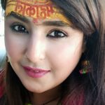 Akanksha Awasthi Instagram – Jai Mahakaal🙏😇👯‍♂️💐🎊 महाकालेश्वर ज्योतिर्लिंग उज्जैन – Mahakaleshwar Jyotirlinga Ujjain